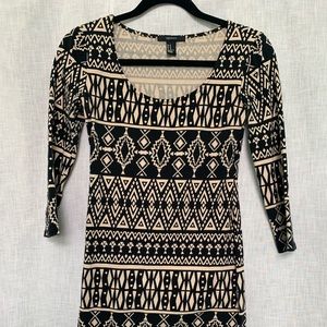 🆕 Tribal Bodycon Dress Forever 21